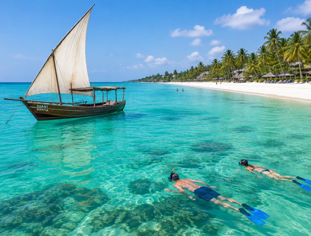 Kisite-Mpunguti Dolphin & Snorkel Dhow Trip